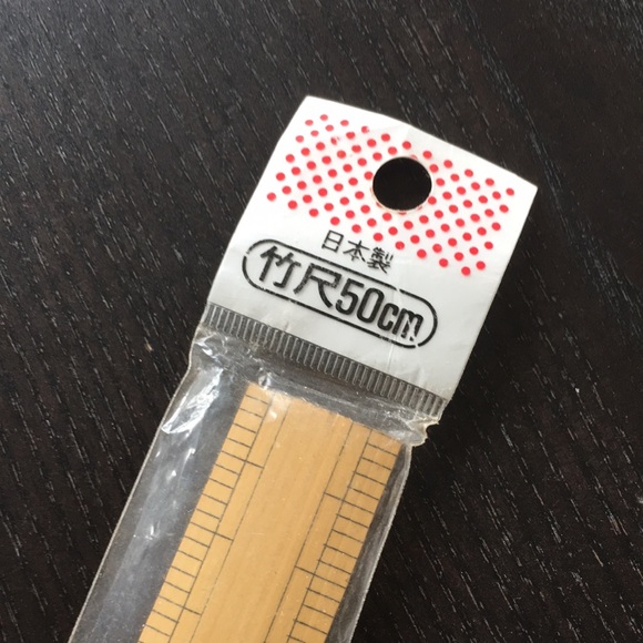 Japanese 🇯🇵 bamboo ruler 📏 for kimono making - Picture 5 of 7